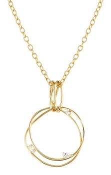 Srebrny pozłacany naszyjnik Nomination My Rebel Art – okrągła zawieszka z cyrkoniami (1).jpg